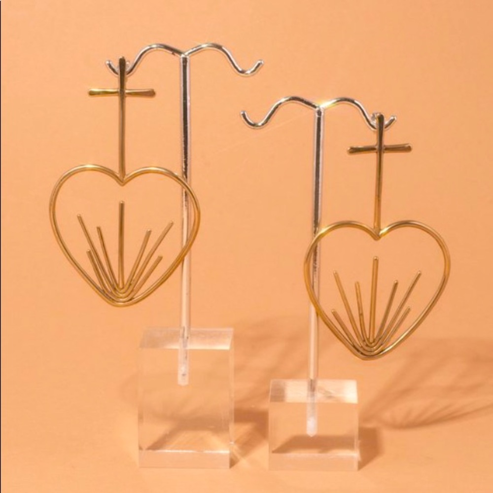 ISO Sacred Heart Earrings - While Odin Sleeps